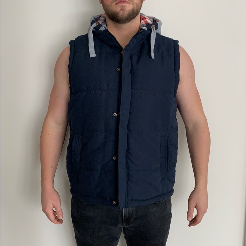 Original weatherproof vintage hooded vest